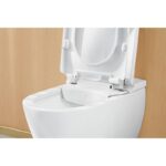 Set vas WC suspendat cu funtie de bideu Villeroy&Boch ViClean-I100, alb - imagine 4