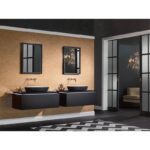 Lavoar oval pe blat Villeroy&Boch Artis, 61x41x13 cm, alb/negru - imagine 4