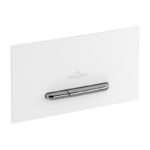 Clapeta de actionare Villeroy&Boch ViConnect, cu actionare dubla, alb/crom