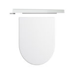Capac WC Hatria Fusion/Futura, cu soft close si quick release, alb