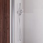 Baterie încastrata dus cu termostat Ravak Chrome CR064.00, crom - imagine 3