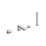 Baterie cada-dus cu montaj pe cada Ravak Chrome CR026.00CR, crom