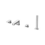 Baterie cada-dus cu montaj pe cada Ravak Chrome CR026.00CR, crom - imagine 3
