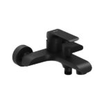 Baterie cada-dus Ravak Flat FL 022.20BL, negru mat
