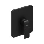 Baterie încastrabilă de dus ptr R-box Ravak Flat FL 066.20BL, fara comutator, negru mat