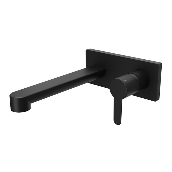 pu019-20-vlevo Baterie incastrata pt lavoar Ravak Puri PU 019.20, negru mat - imagine 1