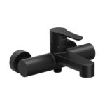 Baterie cada-dus Ravak Puri PU 022.20/150, fara set de dus, negru mat