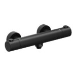 Baterie termostatată pentru duș Ravak Puri PU 033.20/150, negru mat