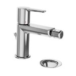 Bateria bideu Ravak Puri PU055.00, cu ventil, crom