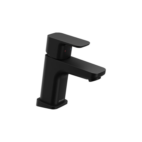 tdf012-black Baterie lavoar Ravak 10° Free TD F 012.20, fara ventil, negru mat - imagine 1