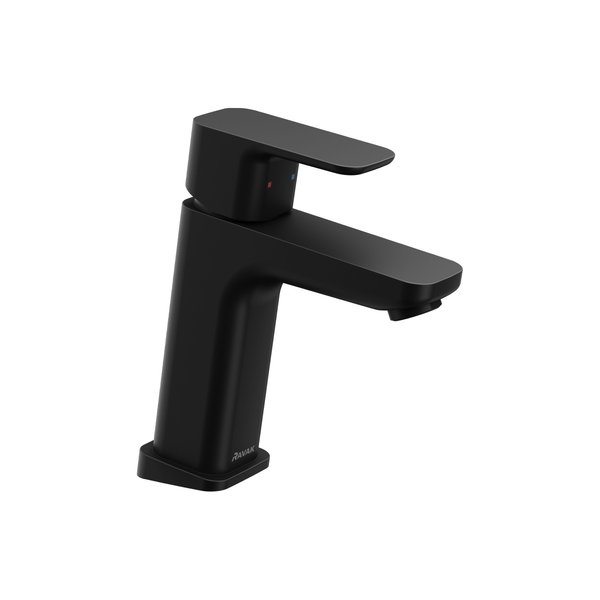 tdf014-black Baterie lavoar Ravak 10° Free TD F 014.20, fara ventil, negru mat - imagine 1