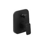 Baterie incastrabila de dus cu comutator Ravak 10° Free TD F 061.20, negru mat