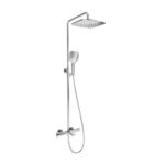 Coloană de duș termostatata cu pipa pentru cada Ravak Termo 300 TE 092.01/150, crom