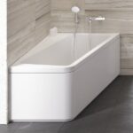 Panoul frontal pentru cada Ravak 10° 160 cm, de partea dreapta