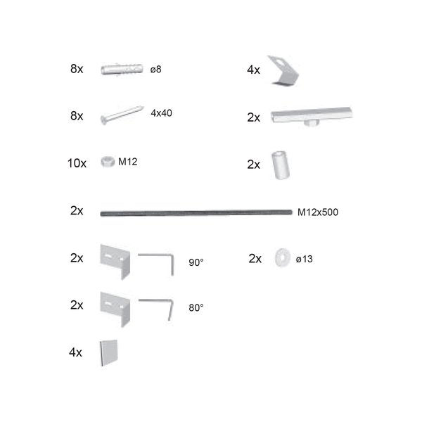 panelkit-10-chrome-behappy Panelkit Ravak pentru cazile 10°, Chrome si BeHappy II - imagine 1
