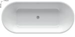 Cada freestanding Ravak Solo, 178x80 cm, acril - imagine 7