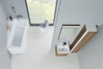 Cada acril Ravak 10°, 160x95 cm, de partea dreapta, alb - imagine 5