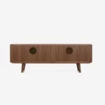 Comoda cu usi din nuc american masiv Anesis Omicron M511