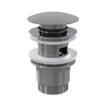 Ventil universal Ravak cu sistem Click-Clack si filet scurt pentru lavoar, crom