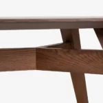 Masa dreptunghiulara din lemn de frasin Anesis Pekoto T143 - imagine 7