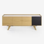 Comoda din lemn de frasin cu blat de ceramica sau sticla Anesis Trava M517