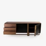 Comoda cu usi si sertare din frasin masiv Anesis Armon M513 - imagine 3