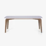 Masa dreptunghiulara din lemn de frasin si blat ceramic Anesis Hubo T149 - imagine 4