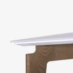 Masa dreptunghiulara din lemn de frasin si blat ceramic Anesis Hubo T149 - imagine 2