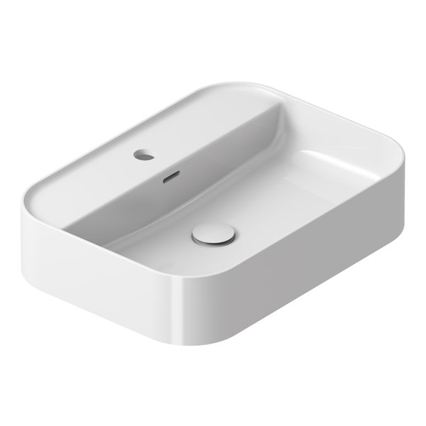 ceramic-slim-shelf-r-packshot1 Lavoar pe blat Ravak Ceramic Slim Shelf R, 55x40x12 cm, alb - imagine 1