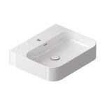 Lavoar pe blat Ravak Ceramic Slim Wall R, 55x45x12 cm, alb