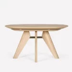 Masa extensibilia forma ovala din lemn de nuc Anesis Maido Squircle T162 - imagine 2