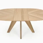 Masa extensibilia forma ovala din lemn de nuc Anesis Maido Squircle T162 - imagine 5