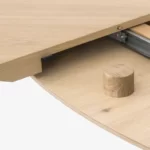 Masa extensibilia forma ovala din lemn de nuc Anesis Maido Squircle T162 - imagine 4