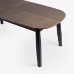 Masa dreptunghiulara extensibilia din lemn de frasin Anesis Gallo T159 - imagine 4