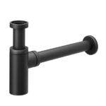 Sifon telescopic Ravak, negru mat