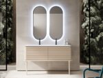 Baza mobilier cu lavoar dublu Baden Haus Idra, 144 cm