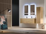 Baza mobilier cu lavoar dublu Baden Haus Idra, 144 cm - imagine 2