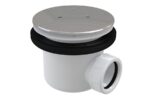 Sifon pentru cădiţe Ravak Professional,  Ø 90 mm, click-clack, capac metalic crom