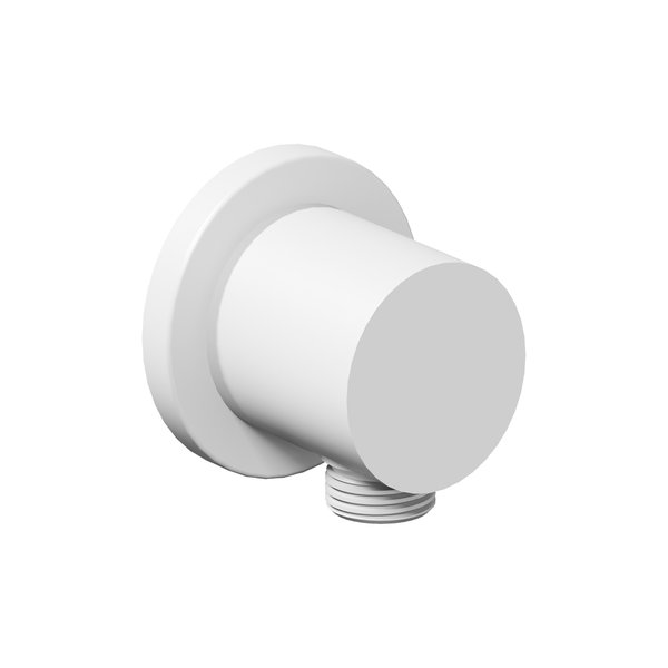 701-white Priza de perete pentru dus Ravak 701.11WV, alb mat - imagine 1