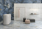 Gresie Oni White Geotiles, portelanata, rectificata, finisaj lucios 60x120 cm - imagine 3