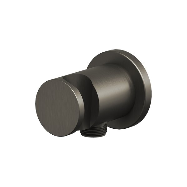 X07P696_01 Suport de duș din alama cu priza pentru apa Ravak 706.20GB, grafit periat - imagine 1