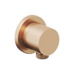 Priza de perete pentru dus Ravak 701.61RGB, rose gold periat