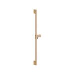 Tija cu suport glisant pentru dus Ravak Chrome 974.60RGB, 70 cm, rose gold