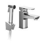 Baterie de lavoar cu dus igienic pentru bide Ravak BM 011.01, crom