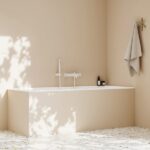 Suport de duș ajustabil Ravak Chrome 611.10WV, alb mat - imagine 2