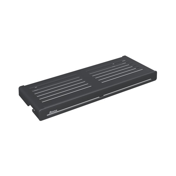 slim-s-cerna-cerna Polița Ravak Slim S, 278x103x22 mm, negru mat - imagine 1
