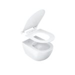 Capac wc Ravak Uni Chrome Slim cu închidere lentă, alb - imagine 5