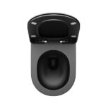 Vas wc suspendat Ravak Uni Chrome RimOff, negru - imagine 5