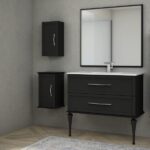 Set mobilier cu lavoar Baden Haus Tiffany, 100x46x55 cm