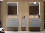 Set mobilier cu lavoar  Baden Haus Tiffany, 60x46x55 cm
